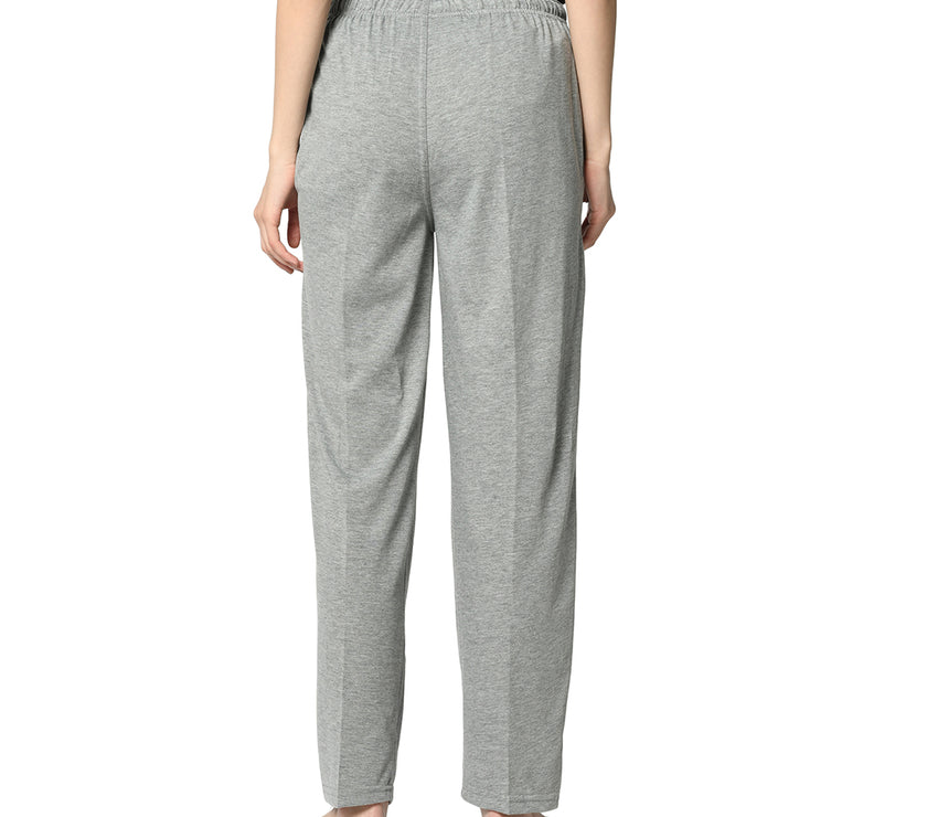 Mack Jonney Grey Trackpant For Women's