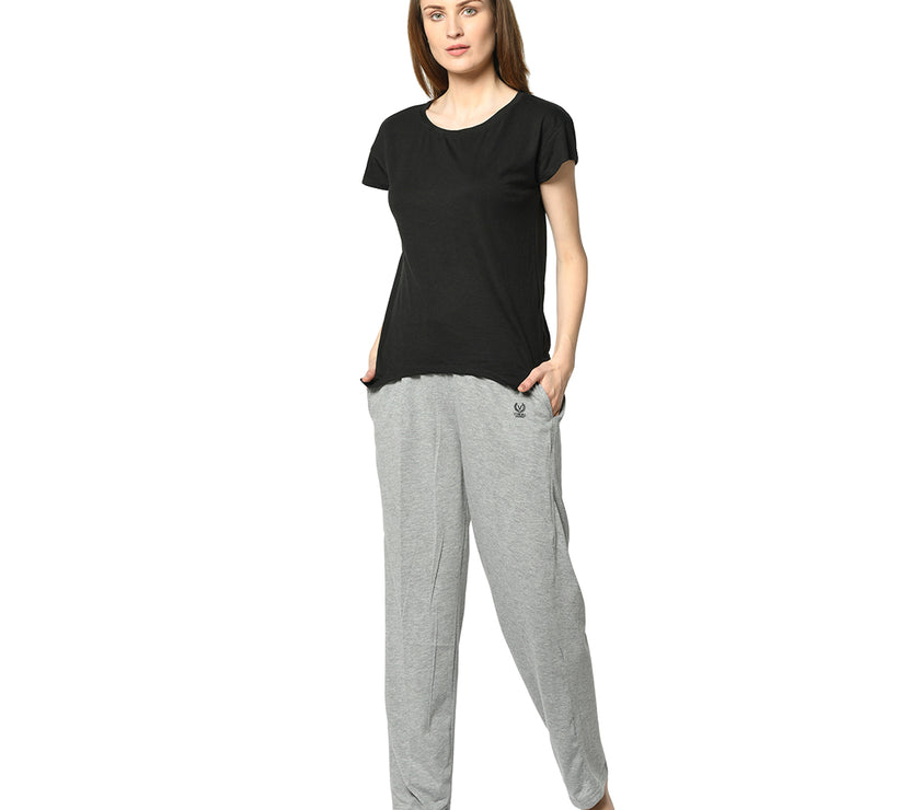 Mack Jonney Grey Trackpant For Women's