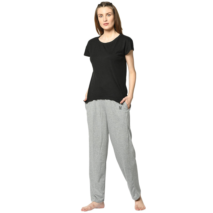Mack Jonney Grey Trackpant For Women's