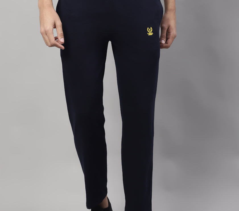 Mack Jonney Regular fit Cotton Track pant for Men(Zip On 1 Side Pocket)