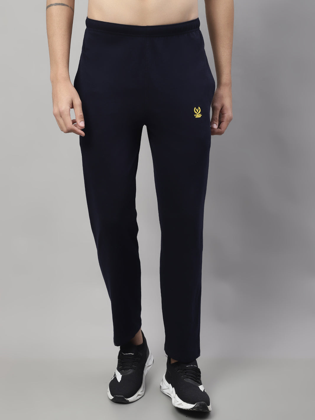 Mack Jonney Regular fit Cotton Track pant for Men(Zip On 1 Side Pocket)