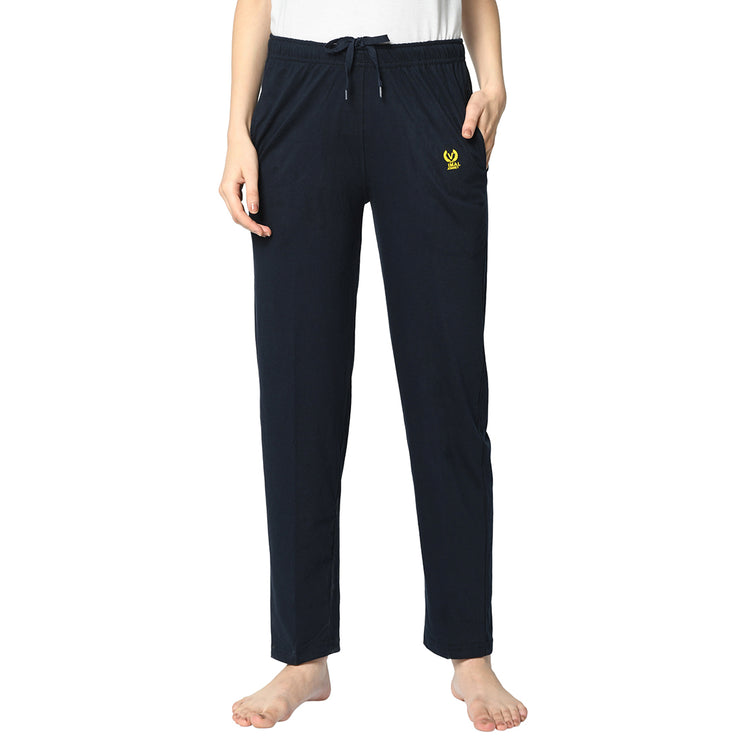 Mack Jonney Blue Trackpant For Women's