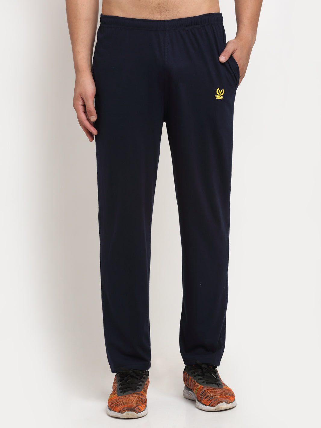 Mack Jonney Regular-Fit Cotton Trackpant for Men