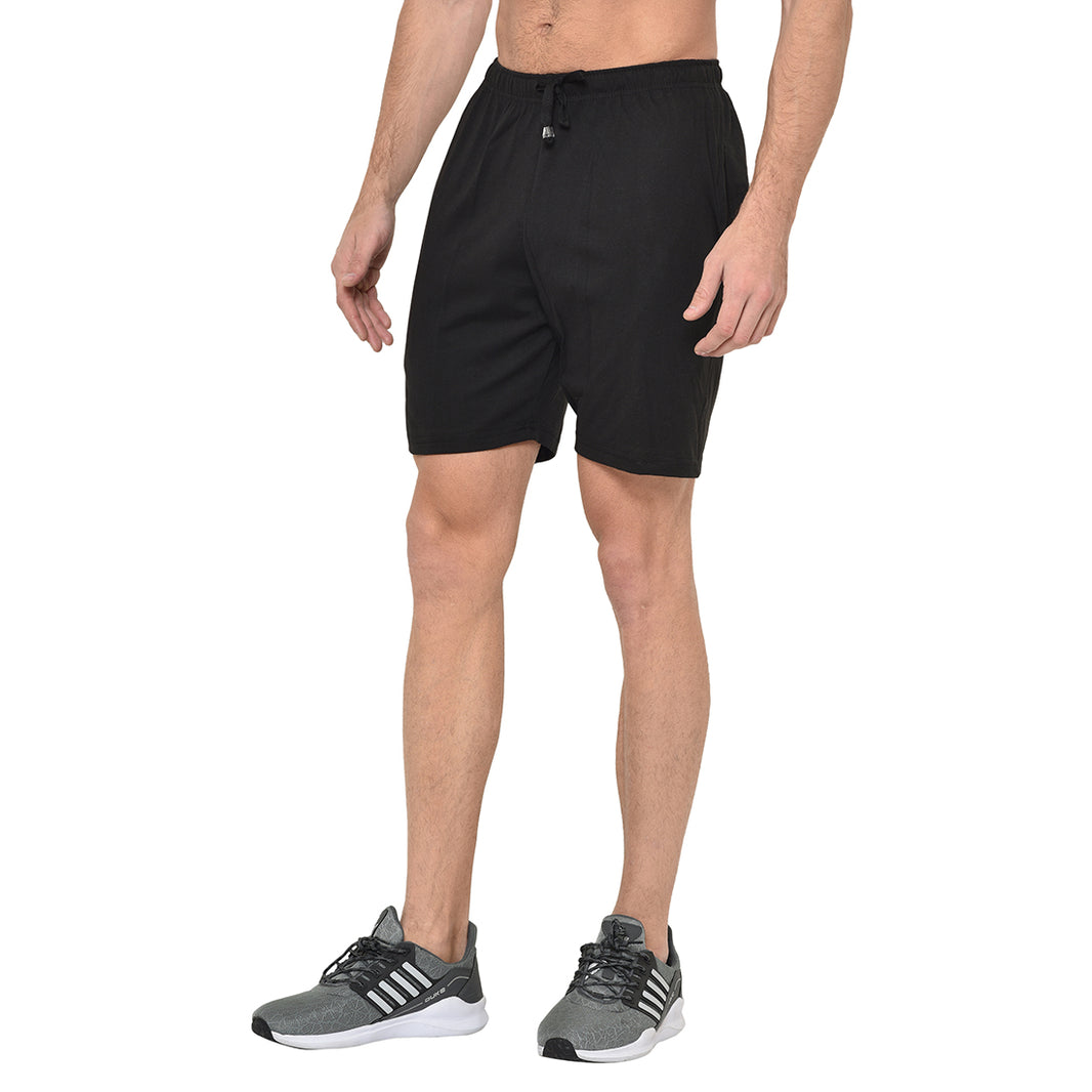 Mack Jonney Black Shorts For Men's