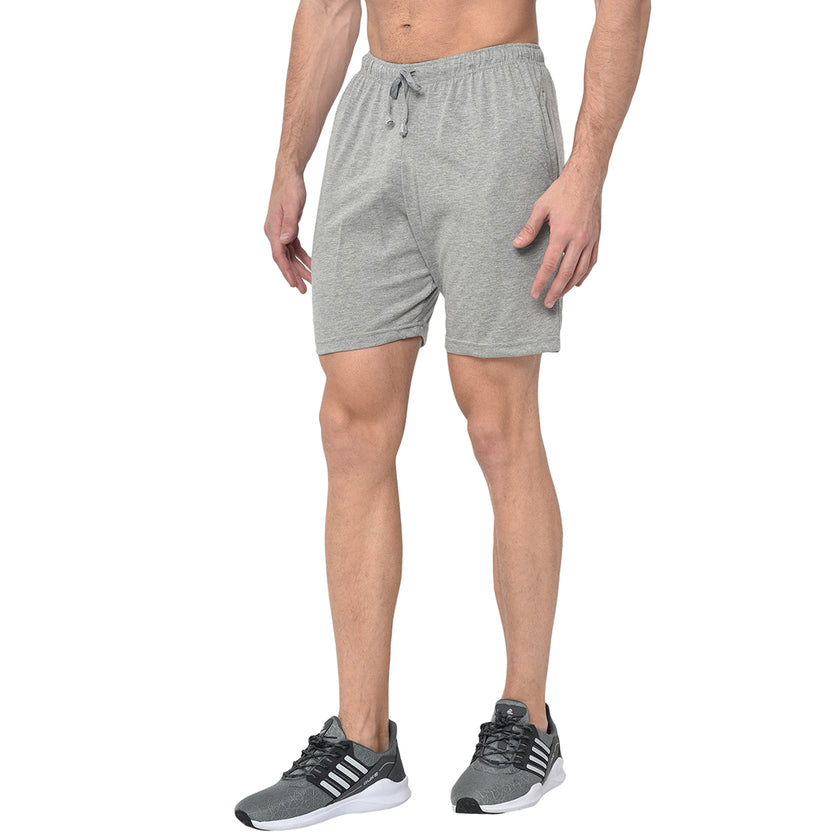 Mack Jonney Silver Shorts For Men's