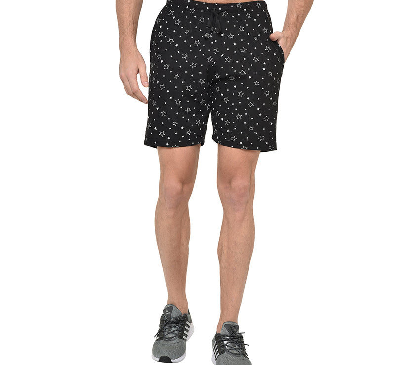 Mack Jonney Black Shorts For Men's