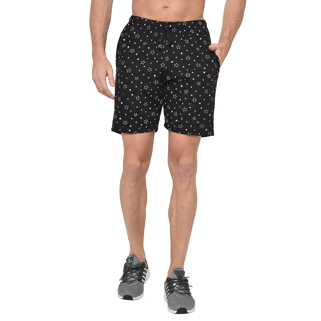 Mack Jonney Black Shorts For Men's