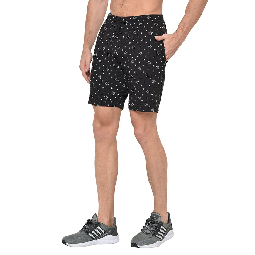 Mack Jonney Black Shorts For Men's