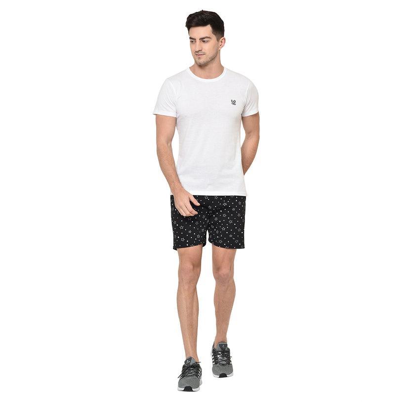 Mack Jonney Black Shorts For Men's