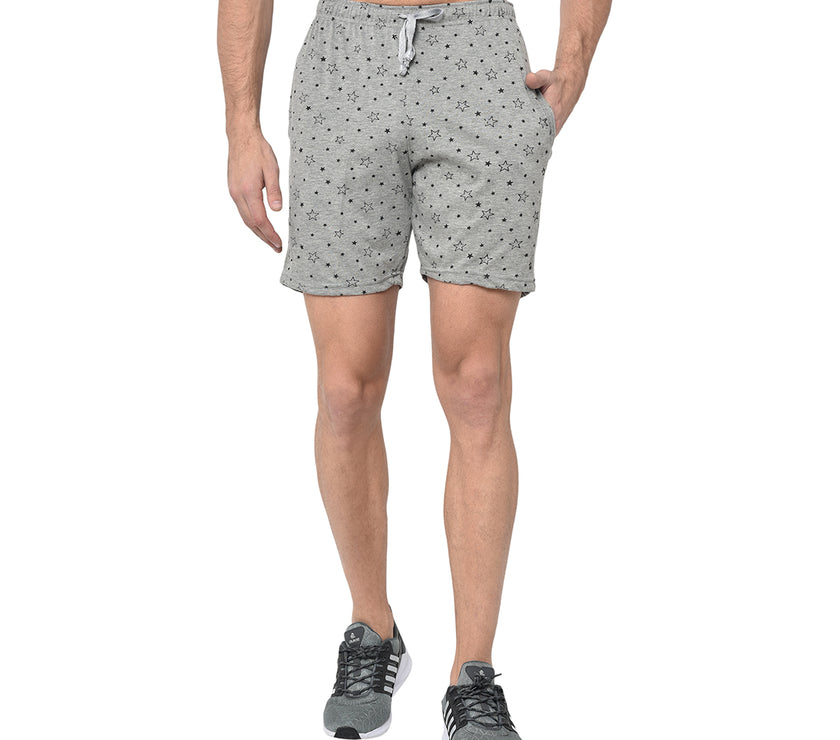 Mack Jonney Silver Shorts For Men's