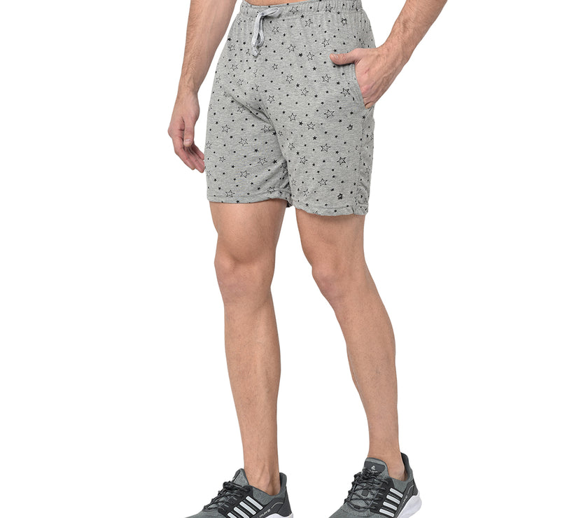 Mack Jonney Silver Shorts For Men's