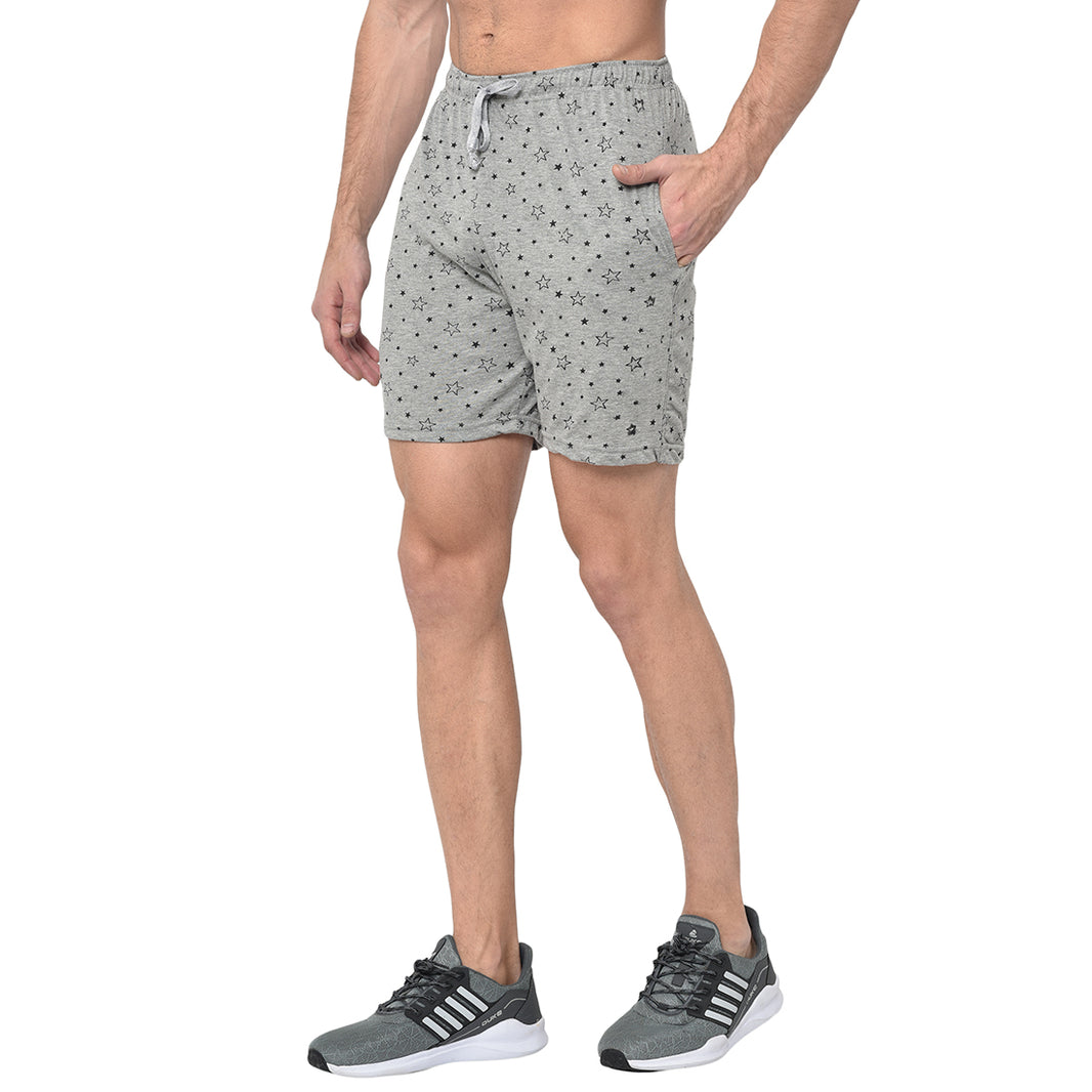 Mack Jonney Silver Shorts For Men's