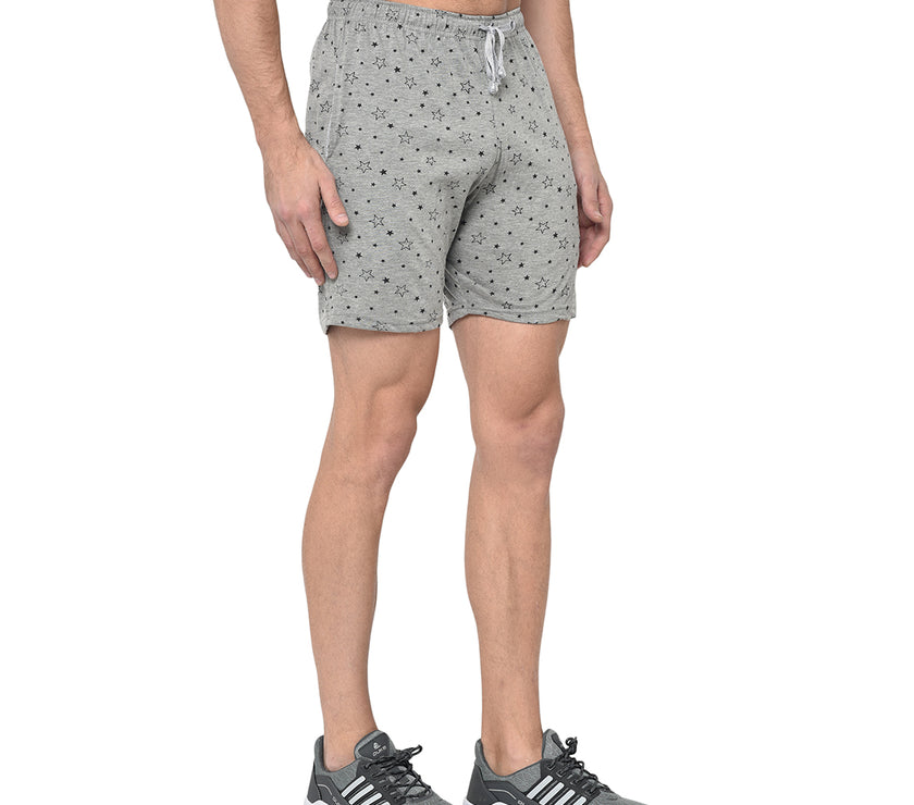 Mack Jonney Silver Shorts For Men's