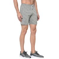 Mack Jonney Silver Shorts For Men's