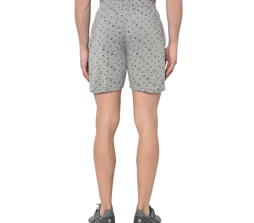 Mack Jonney Silver Shorts For Men's
