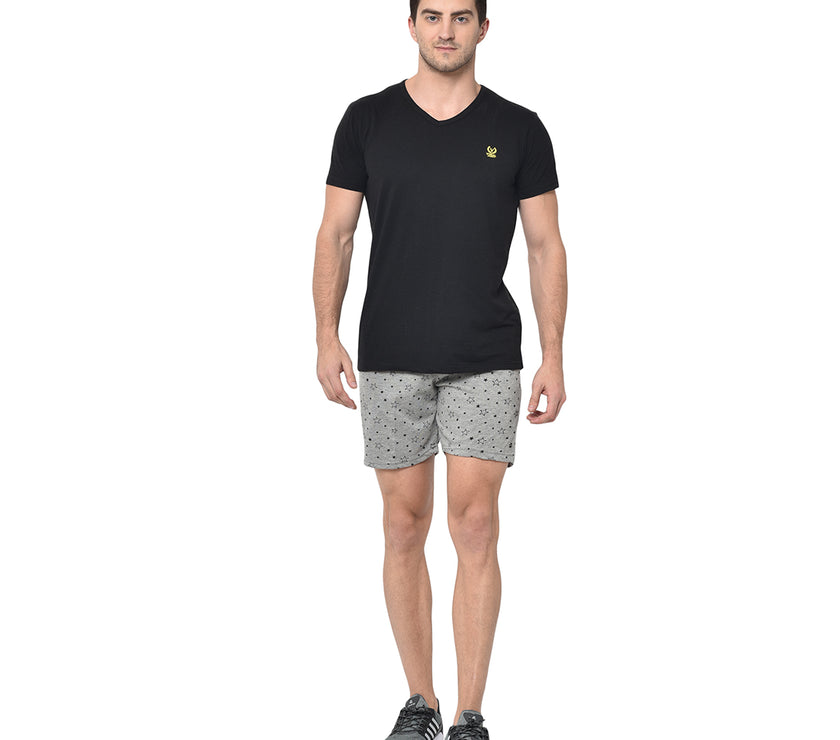 Mack Jonney Silver Shorts For Men's