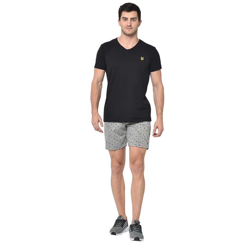 Mack Jonney Silver Shorts For Men's