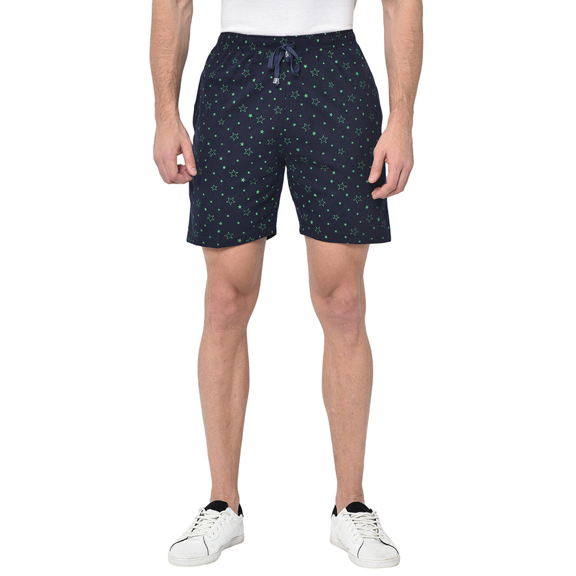 Mack Jonney Dark Blue Shorts For Men's