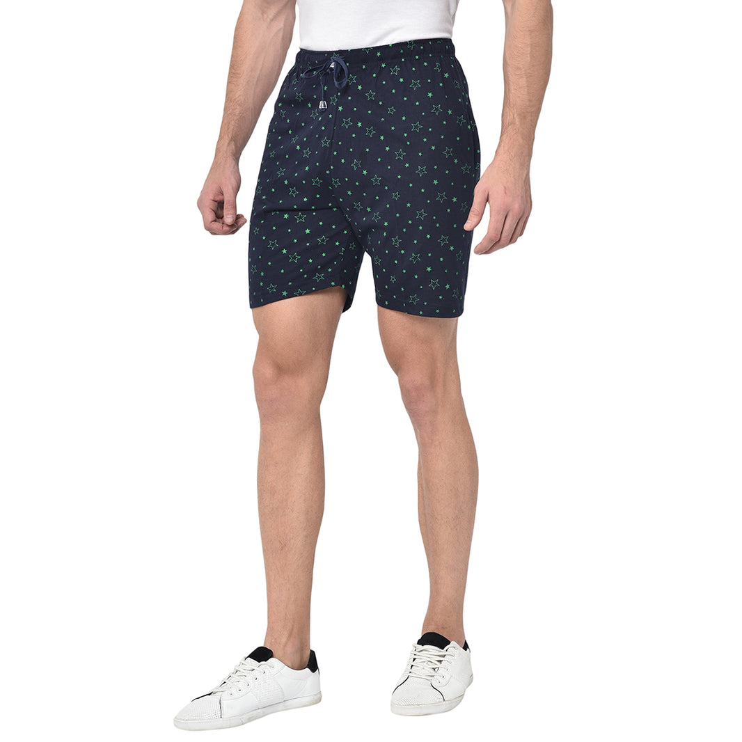 Mack Jonney Dark Blue Shorts For Men's