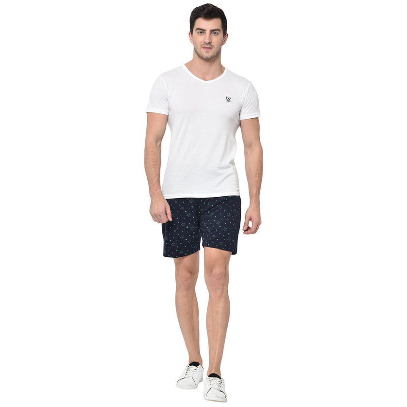 Mack Jonney Dark Blue Shorts For Men's