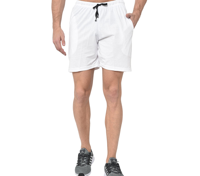 Mack Jonney White Shorts For Men's
