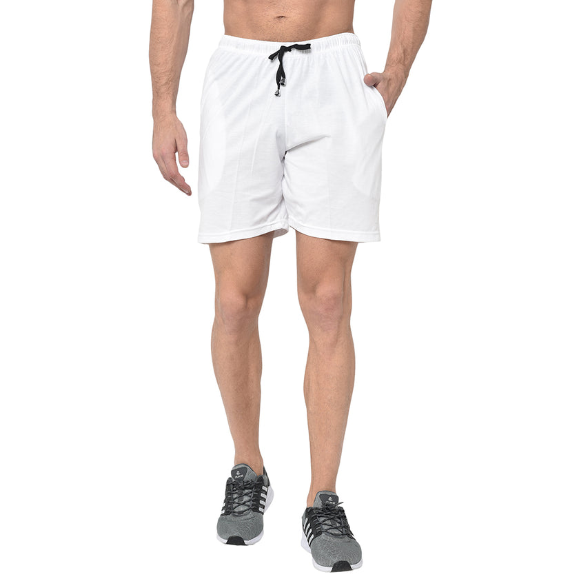 Mack Jonney White Shorts For Men's