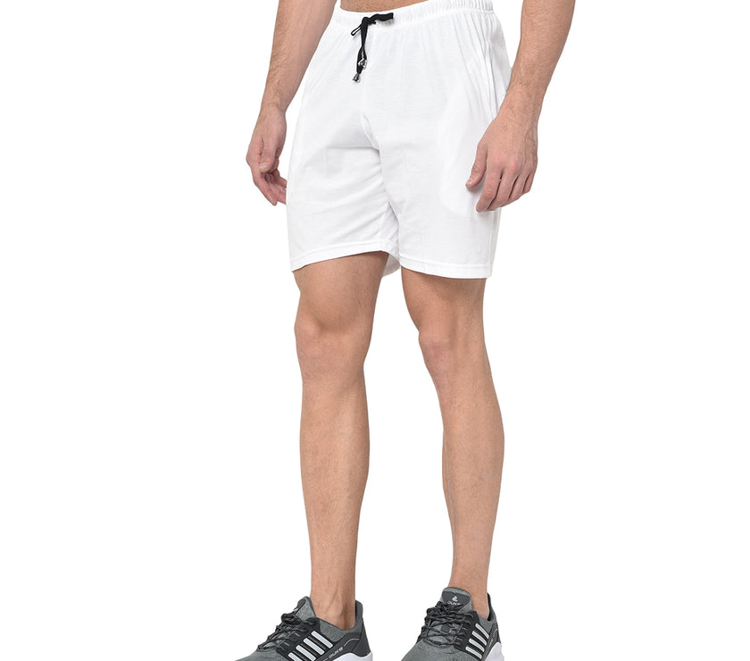 Mack Jonney White Shorts For Men's