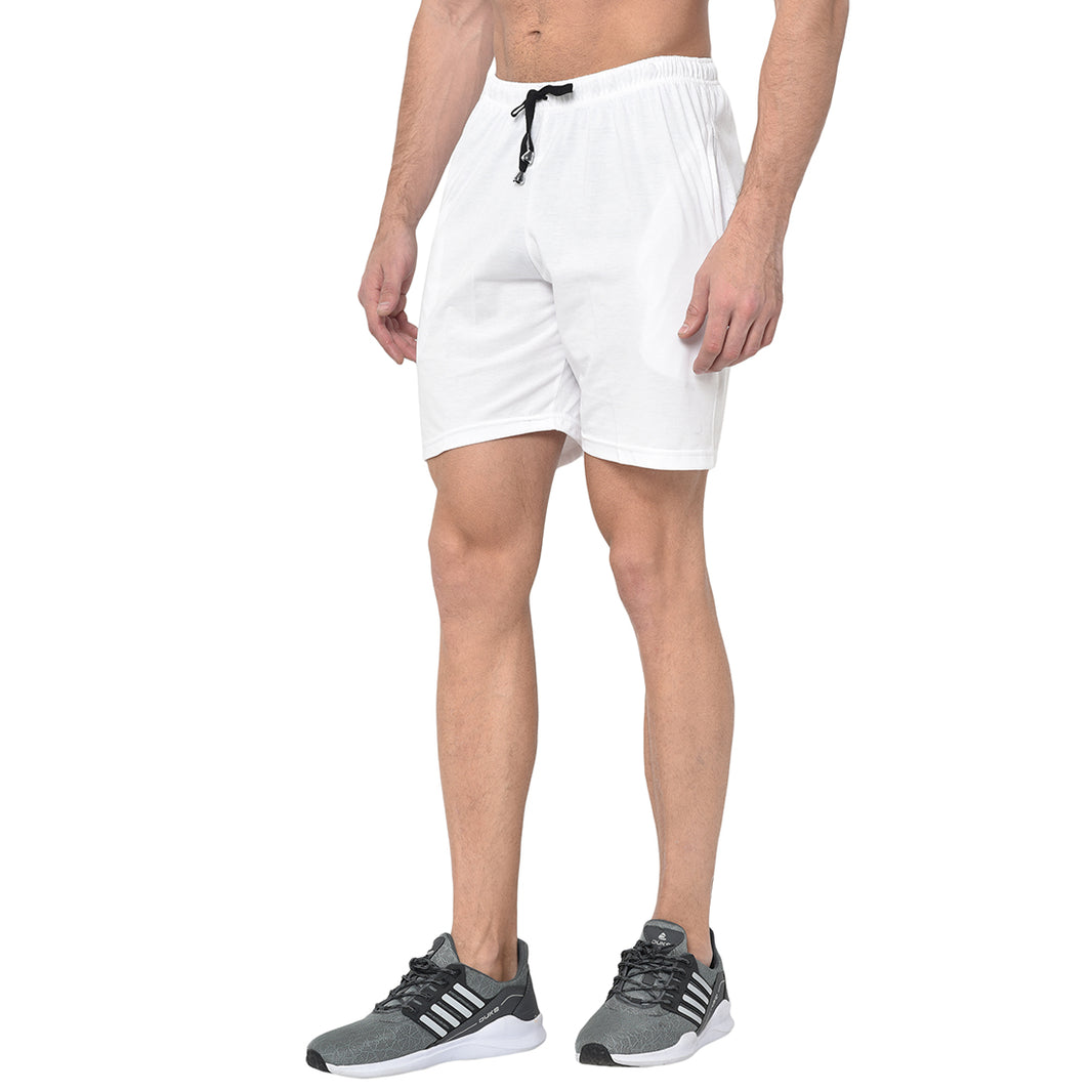 Mack Jonney White Shorts For Men's