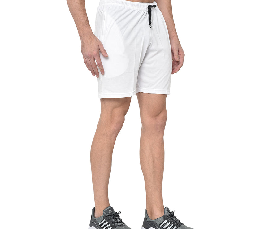 Mack Jonney White Shorts For Men's