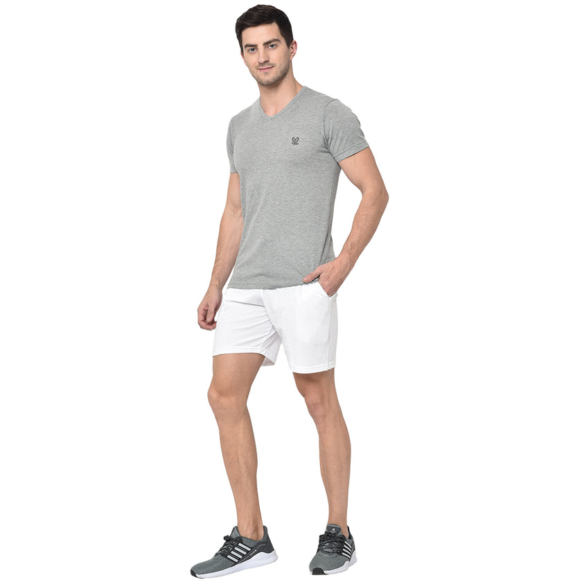 Mack Jonney White Shorts For Men's