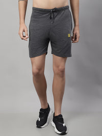 Mack Jonney Anthracite Regular fit Cotton Shorts for Men