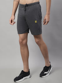 Mack Jonney Anthracite Regular fit Cotton Shorts for Men