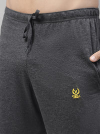 Mack Jonney Anthracite Regular fit Cotton Shorts for Men