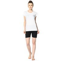 Mack Jonney Black Shorts For Women's