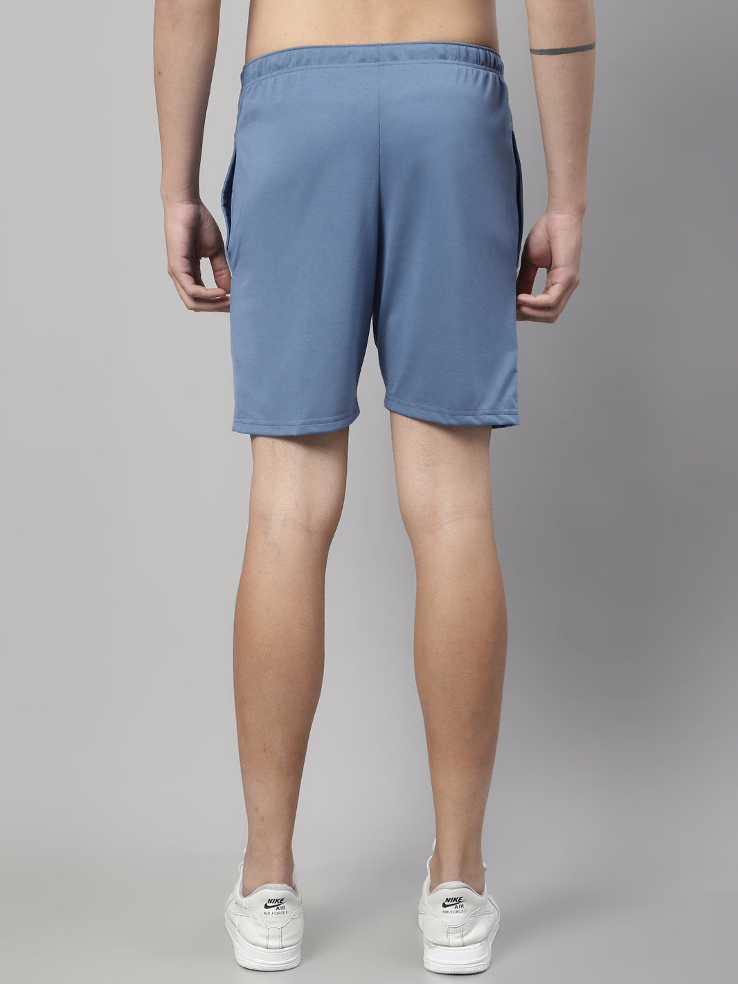 Mack Jonney Dark Grey Regular fit Cotton Shorts for Men