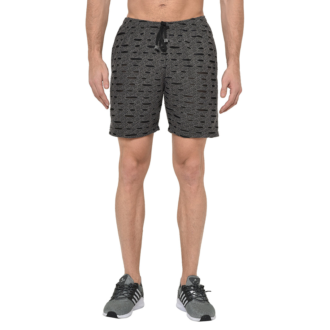 Mack Jonney Black Shorts For Men's