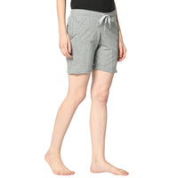 Mack Jonney Silver Shorts For Women's