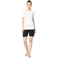 Mack Jonney Black Shorts For Women's