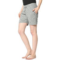 Mack Jonney Grey Shorts For Women's