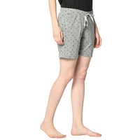 Mack Jonney Grey Shorts For Women's