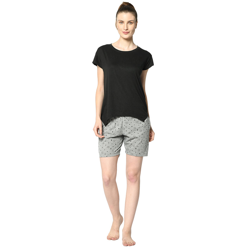 Mack Jonney Grey Shorts For Women's