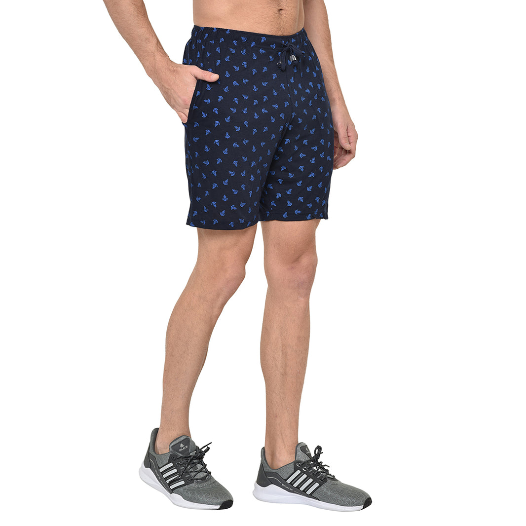 Mack Jonney Dark Blue Shorts For Men's