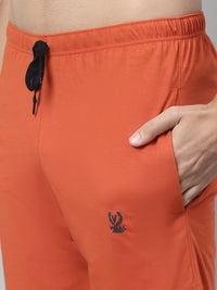 Mack Jonney Rust Regular fit Cotton Shorts for Men
