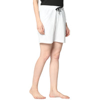 Mack Jonney White Shorts For Women's