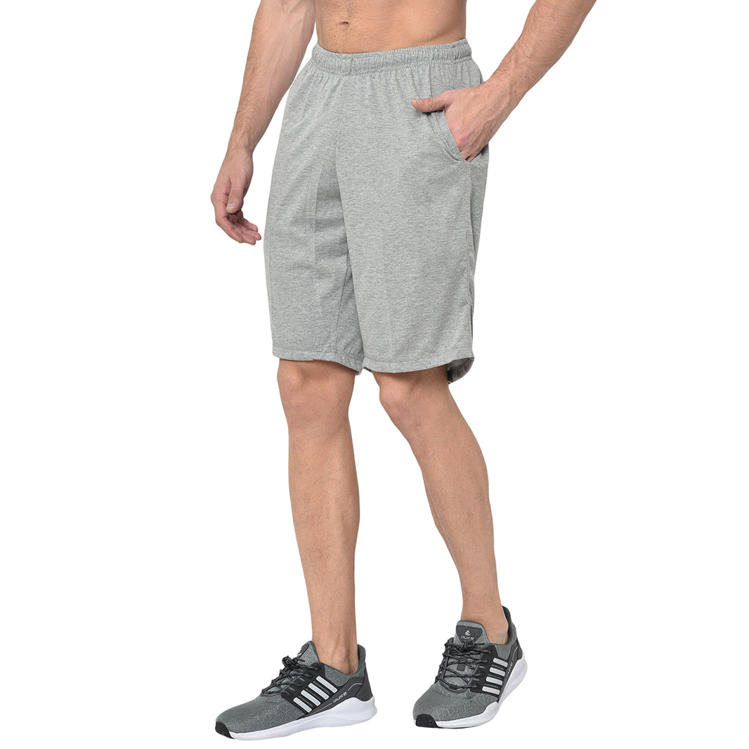 Mack Jonney Silver Shorts For Men's