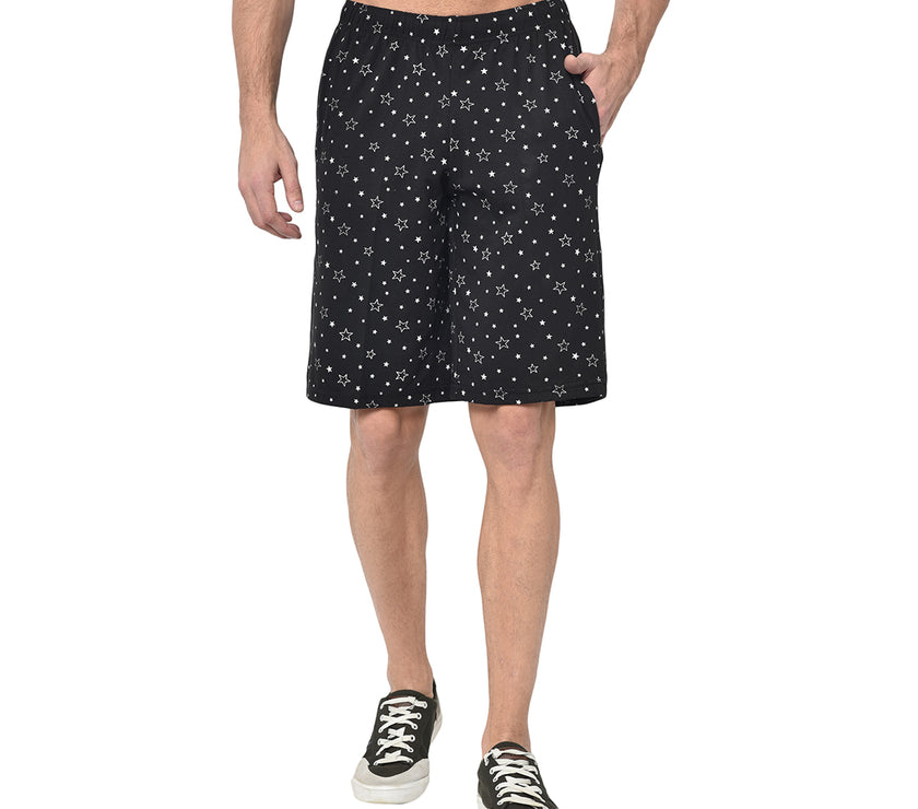 Mack Jonney Black Shorts For Men's