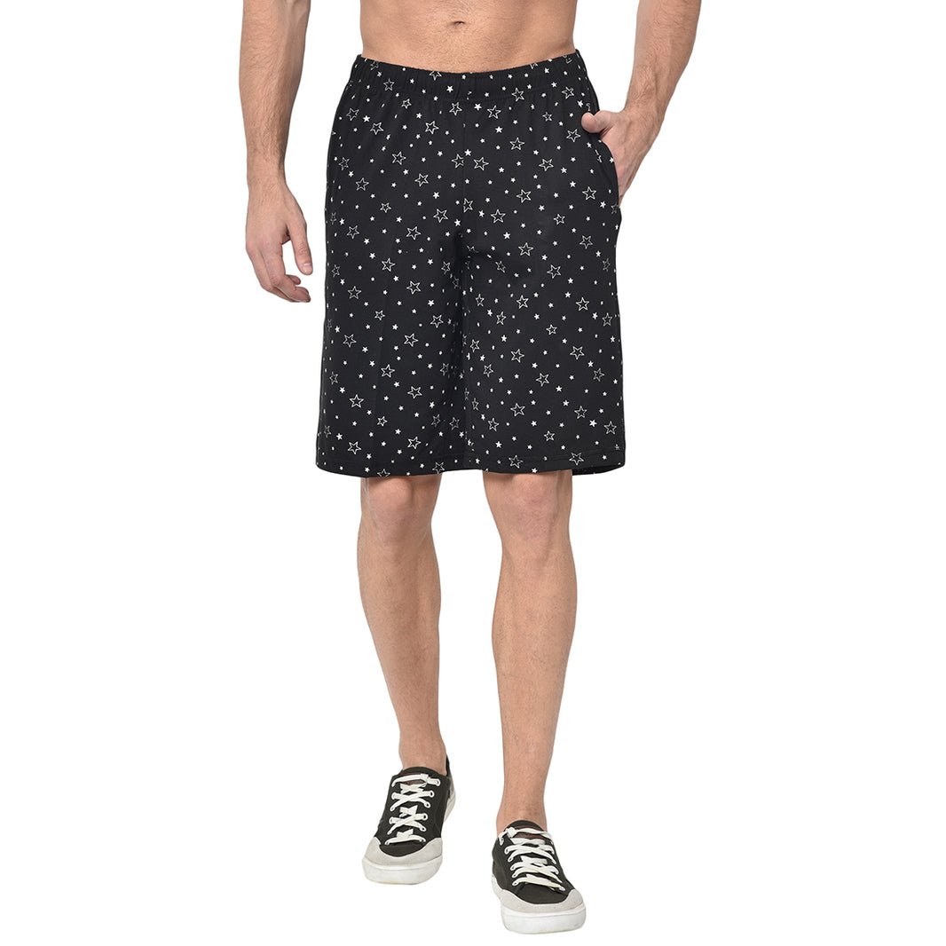 Mack Jonney Black Shorts For Men's