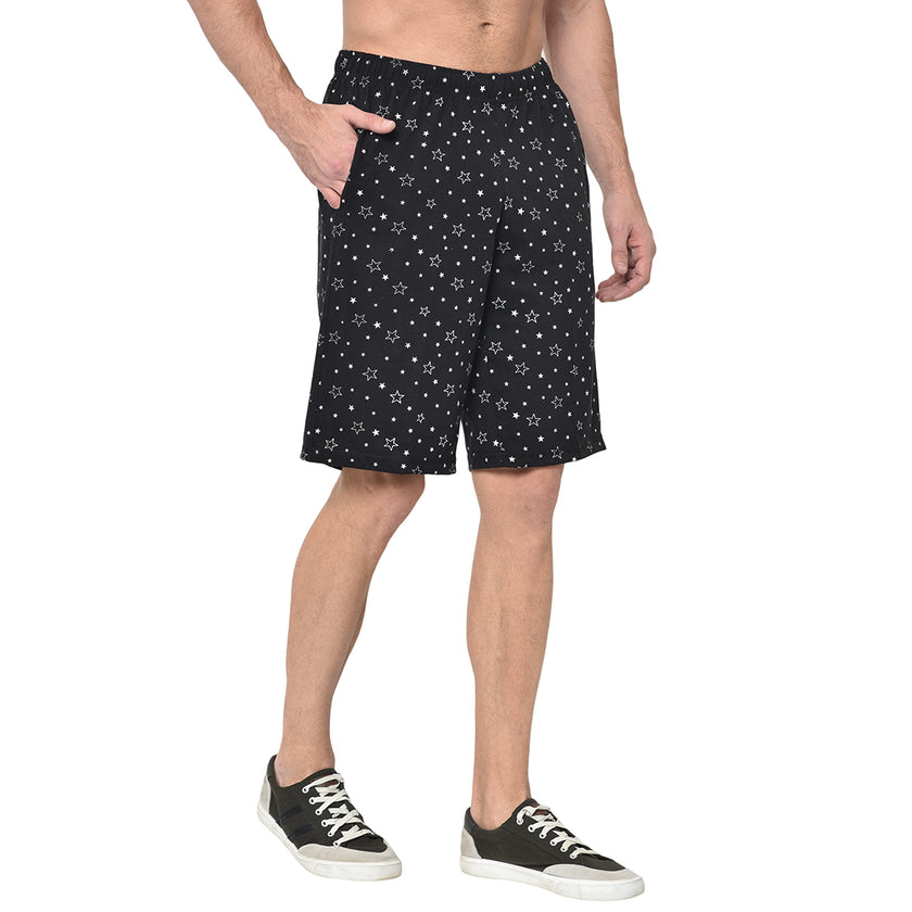 Mack Jonney Black Shorts For Men's