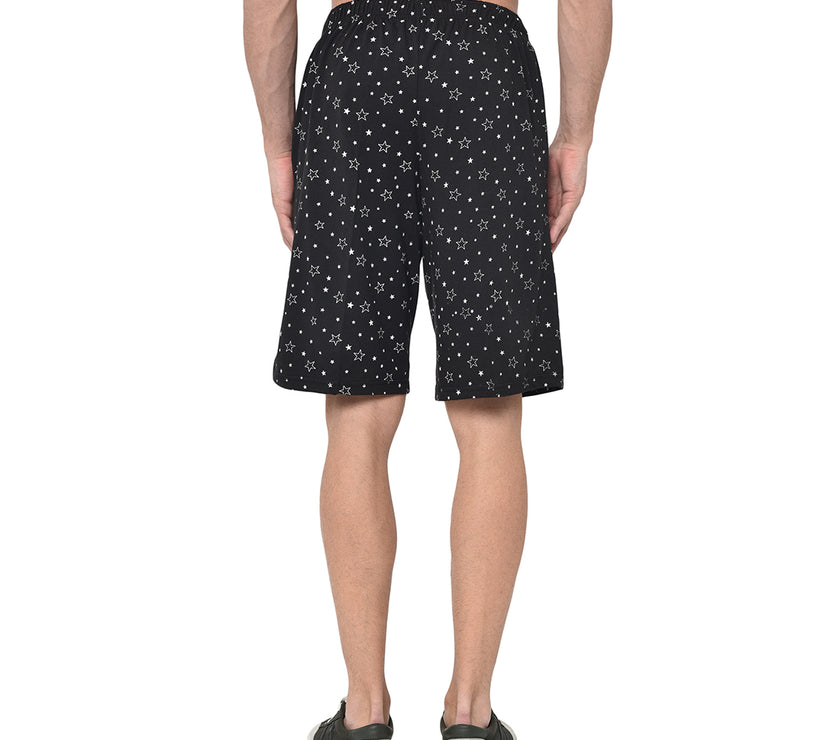Mack Jonney Black Shorts For Men's