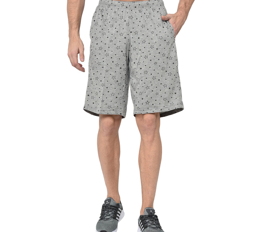 Mack Jonney Silver Shorts For Men's